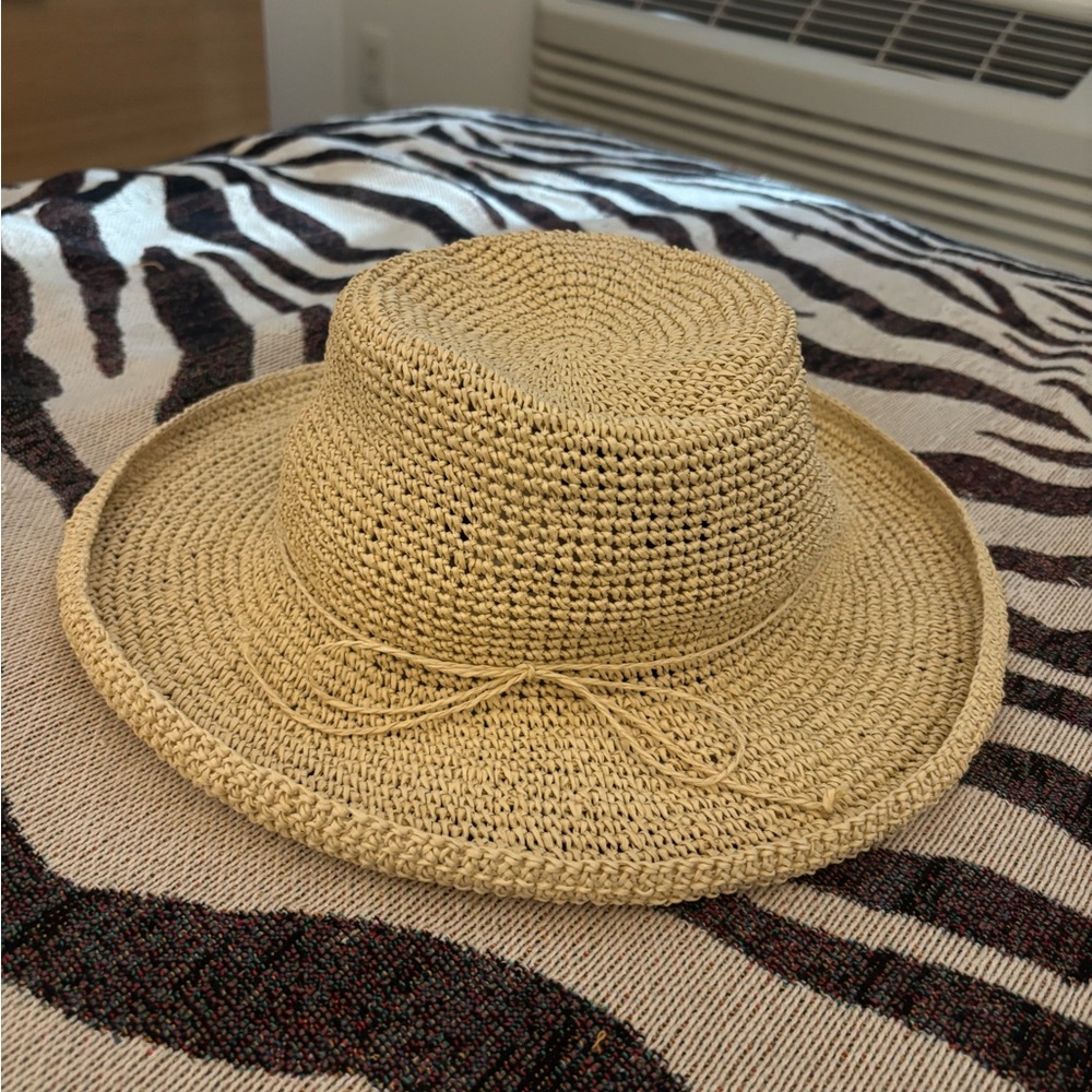Straw Sun Hat - Natural Beige Women’s Beach Hat